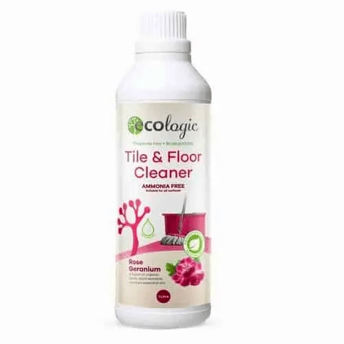 ECOlogic Rose Germanium Tile & Floor Cleaner – Floor Cleaner Liquid Singapore (Credit: Amazon)